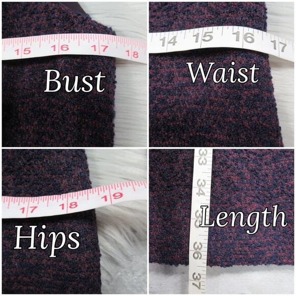 CHANEL Wool-Cashmere Tweed Mock Collar Dress & Double-Breasted Tweed Jacket Set - Picture 11 of 14